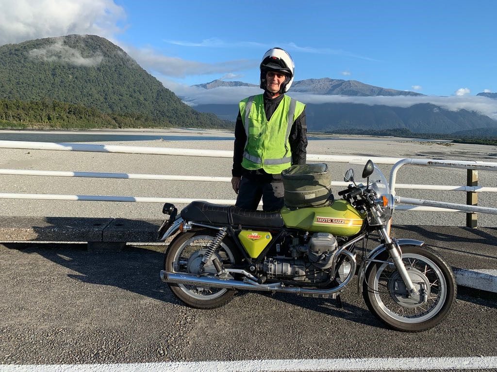 Harvey's Made it to the Bottom on his 1930's HRD Vincent