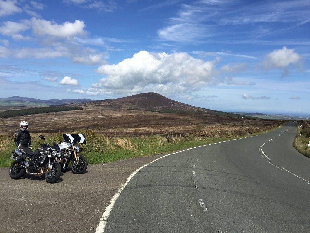 Views of the mountains on the Isle of Man